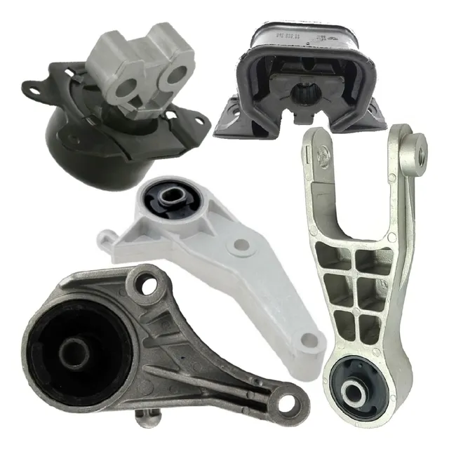 Kit 5 Coxim Calço Motor Câmbio Montana 2003 2004 2005 2006