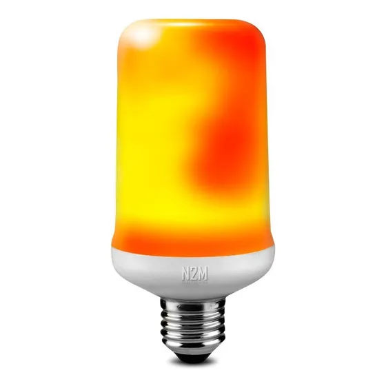 Lampara Led Efecto Fuego Magma Rosca E27 Luz Jardin Quincho