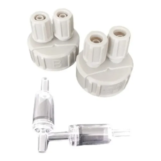 Co2 Kit Tapas Valvulas Antirretorno Manguera Acuario Casero