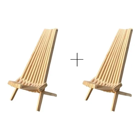 Set Sillas Jesuitas Kentucky De Pino Respaldo Alto Holz&haus