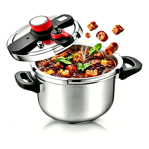 P 304 Stainless Steel Pressure Cooker 8l P | MercadoLivre