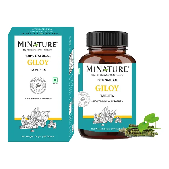 Suplemento Minature Giloy Tablets 1000 Mg 90 Tabletas
