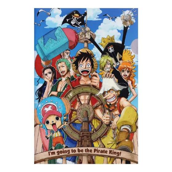 Vinilos Tipo Poster One Piece Luffy Rey Piratas - 1mx60cm
