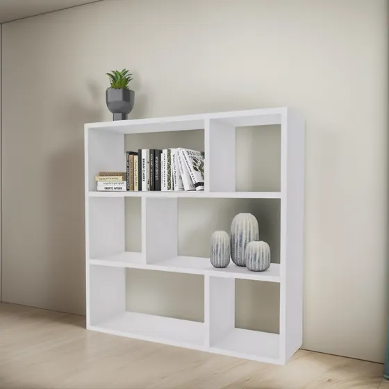 Kit Cubo Estante 1 Repisa Moderno Organizador Minimalista