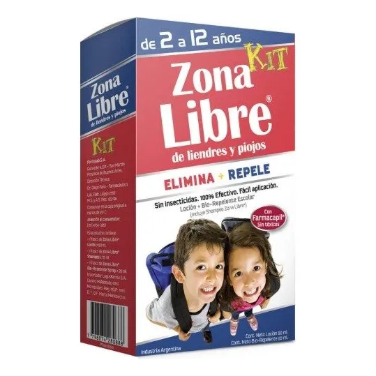 Zona Libre Kit Loción + Repelente + Shampoo