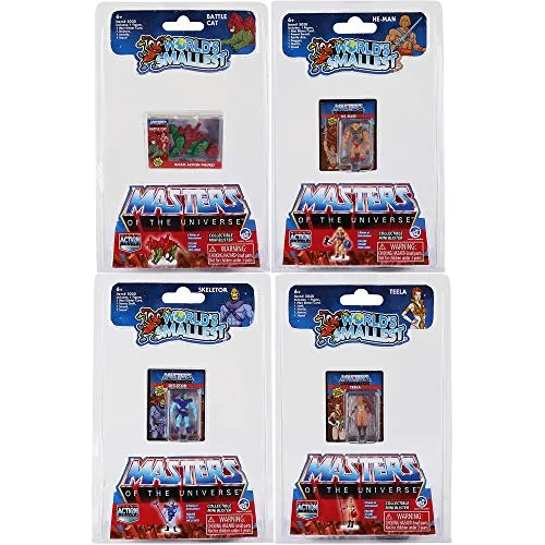 Juego De 4 Minifiguras De Maestros Del Universo Más Pe...