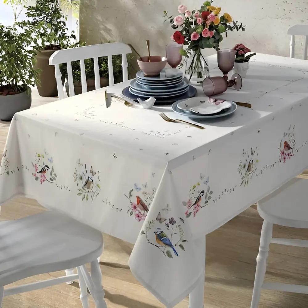 Toalha mesa retangular para jantar
