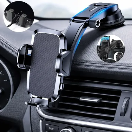 Suporte Veicular Para Celular Automotivo Carro Painel Mesa Preto