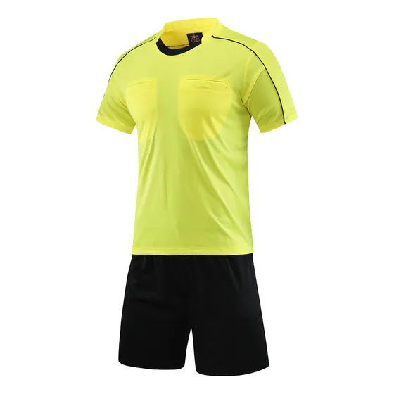 Gd Qy Nuevo Conjunto De Camiseta De Árbitro De Fútbol, Kit