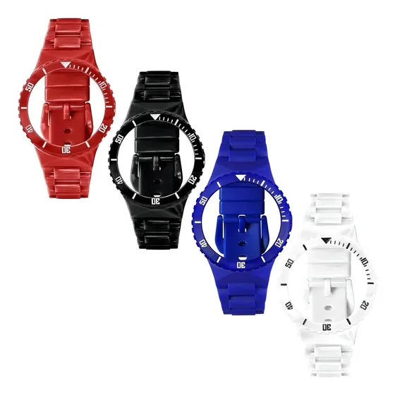 Pulseira Champion Watch Troca Pulseira Preta Cor Branca