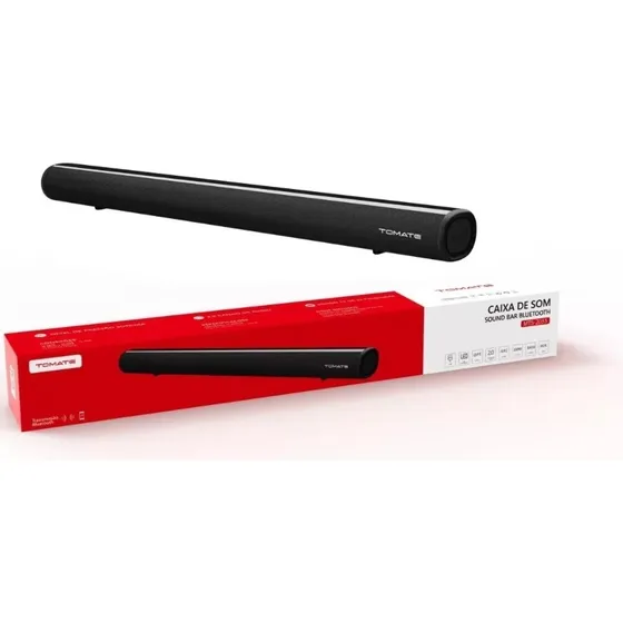 Caixa De Som Soundbar 2.0 Tomate Bluetooth 110w Mts-2033