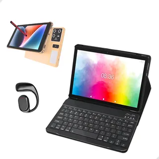 Tablet Pc + Capa Com Teclado E Caneta 10.1 6gbram + 128gb Tablet Pc + Capa Com Teclado E Caneta 10.1 6gbram + 128gb