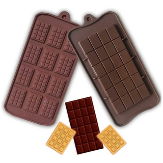 Molde Silicon 2 Barra Chocolate Mini Reposteria Galletas Molde Silicon 2 Barra Chocolate Mini Reposteria Galletas