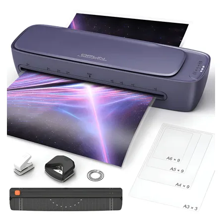 Plastificadora Laminadora Qfun A3 13'' Quente/frio C/ Acessórios 127v