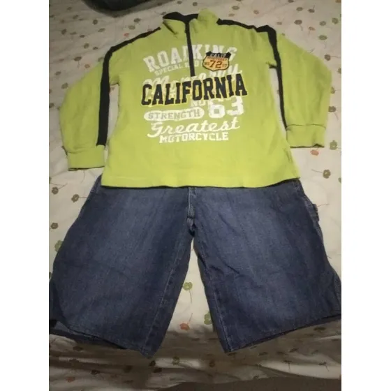 Conjunto Sweter-bermuda Place Niño Talla 8 (comprados Usa)