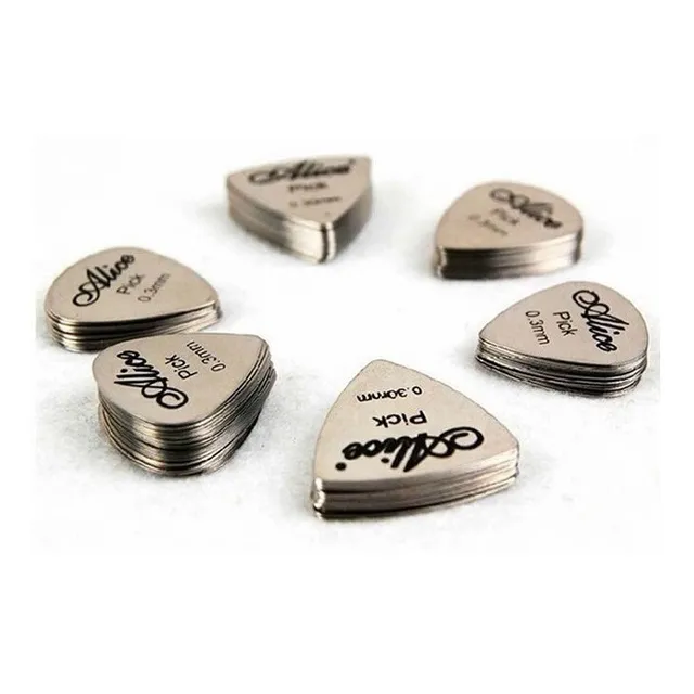 Alice Metalicas Puas Flexo Uñas  Picks De Guitarra 0.3 Mm