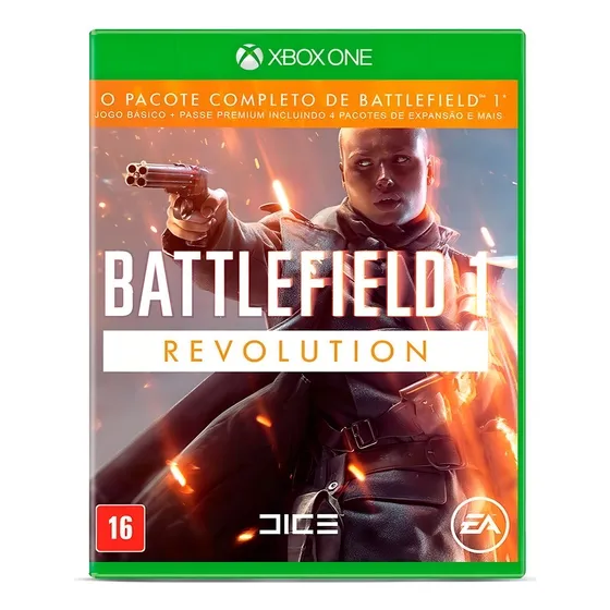 Jogo Midia Fisica Battlefield 1 Revolution Pra Xbox One