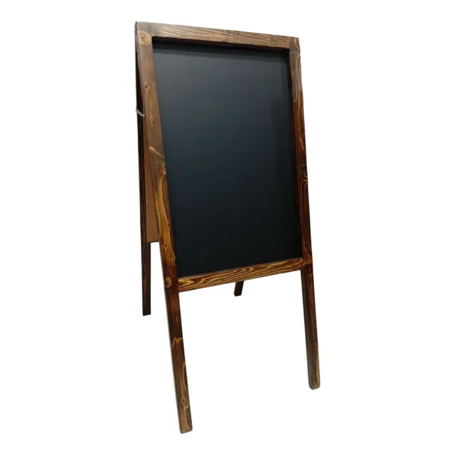 Tablero Pizarra De Tiza Pino 44cmx1mtr Rustico Bares Negocio