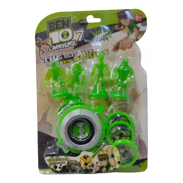 Reloj Ben 10 Omnitrix Lanza Tazo Con Luz Y Sonido