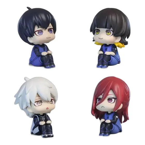 Figuras Blue Lock Set X4 Blue Lock Isagi Nagi Chigiri Anime