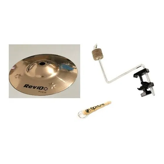 Prato Orion Rev10 Splash De 06 + Mini Clamp Aro + Cor Cromado