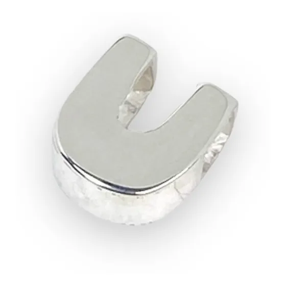 Cadena Con Dije De Letra Inicial Plata 925 (zd001) Color U