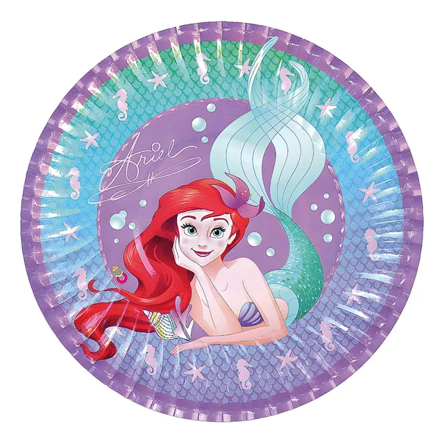 Plato La Sirenita Ariel X8u