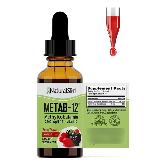 Naturalslim Metab-12 Berry Flavor 30ml Methylcobalamin