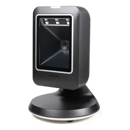 Leitor De Código De Barras Fixo Pdv Usb 1d 2d Qr Code Cor Preto