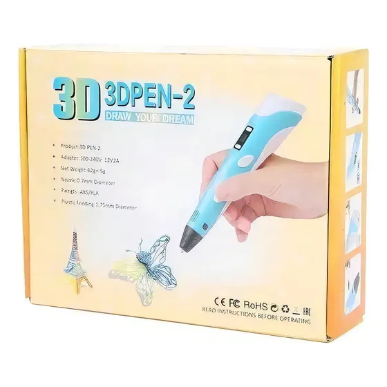 Lápiz 3D Pen Impresora Dibujo PLA ABS Filamento USB