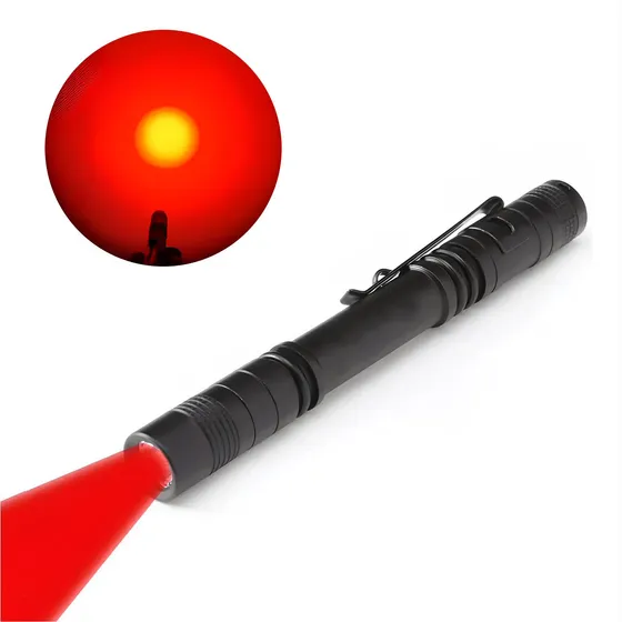 Mini Linterna Luz Roja, Led Cree 650nm, Xp-e N4, 40 Metros