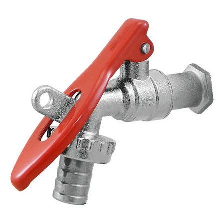 Torneira Esfera Para Jardim Cadeado Com Bico P/ Mangueira Uso Geral Multiuso 1/2 Alavanca Metal Quintal Parede Área Externa Dazie Metais Torneira Esfera Para Jardim Cadeado Com Bico P/ Mangueira Uso Geral Multiuso 1/2 Alavanca Metal Quintal Parede Área Externa Dazie Metais