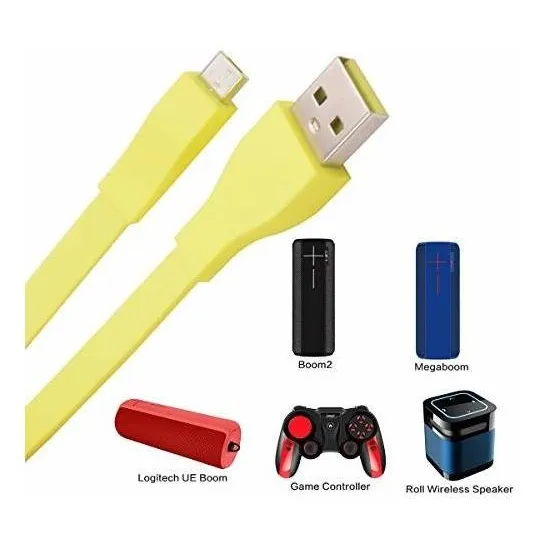 Charging Cable Micro Usb Power Cord Para With Logitech Ears
