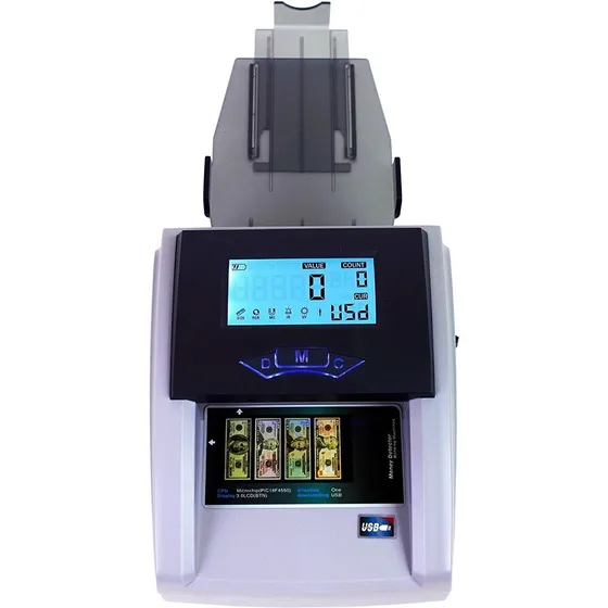 Detector De Billetes Falsos Dolar Eur  Uv Mg Ir  Hl-306 C1