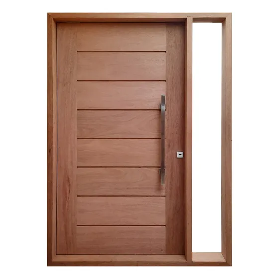 Puerta Pivotante 100% Maciza Para Exterior Con Acople! 45mm