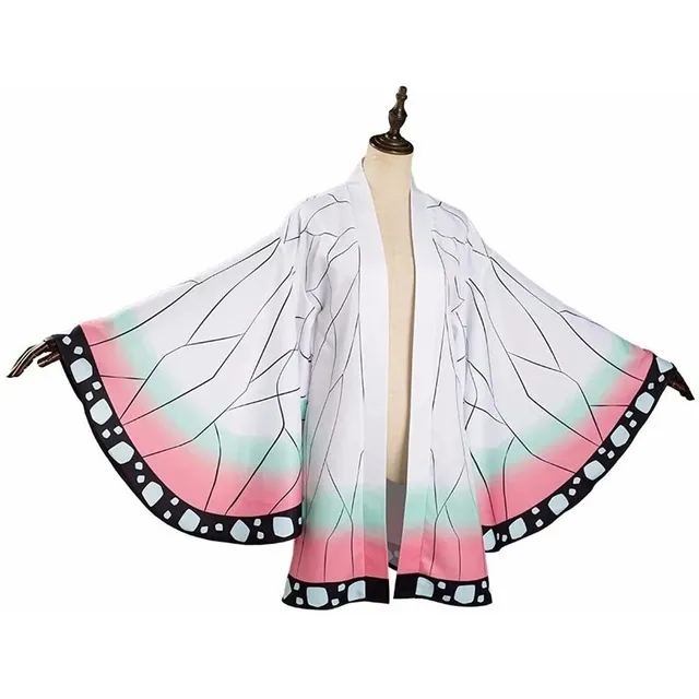 Cosplay Kimetsu No Yaiba Shinobu Kochou Haori - Capa Para Ad