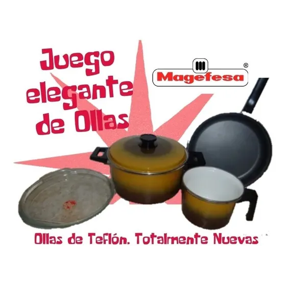 Ollas Magefesa 5 Piezas Oferta Única