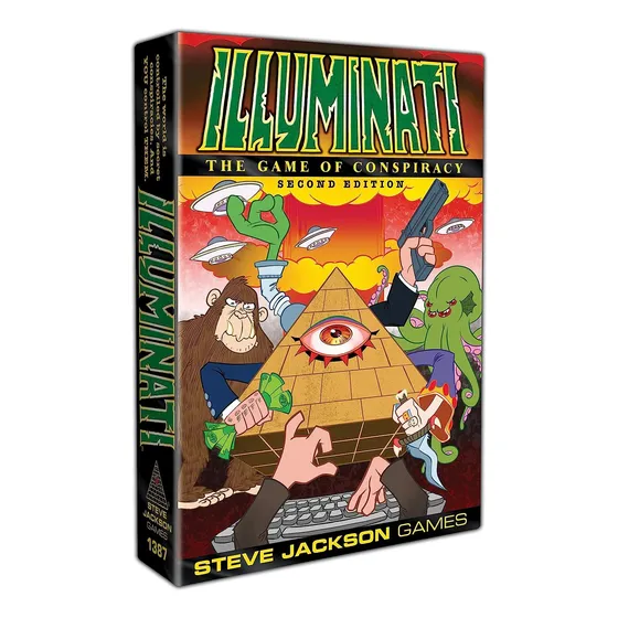 Jogo De Dados De Cartas Steve Jackson Illuminati Segunda Edi