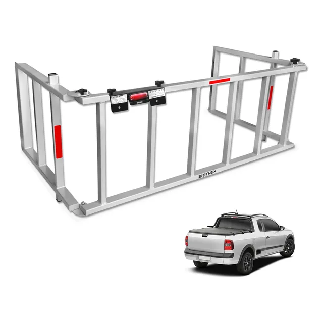 Extensor De Caçamba Saveiro 2012 2013 Rampa 350kg Reforçado