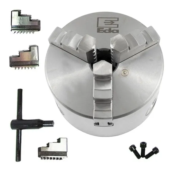 Placa Para Torno Com 3 Castanhas 250mm Universal Eda