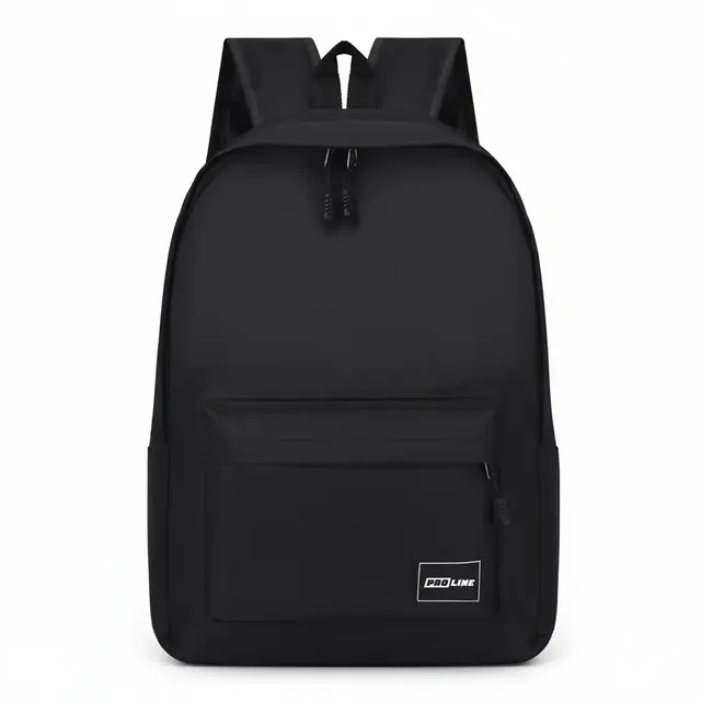 Mochila Urbana Portanotebook Proline Negra 14l | Ultra Liviana, Diseño Minimalista, Reforzada, Múltiples Compartimentos Negro Liso