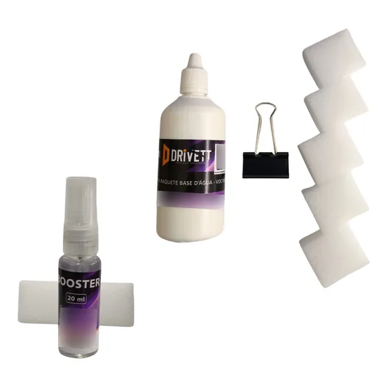 Booster + Cola 100ml Para Borracha Tênis De Mesa Drivett