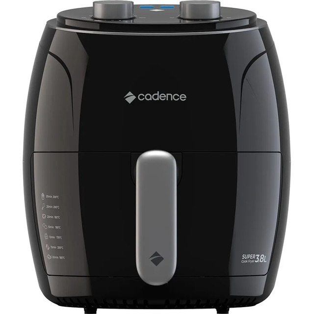 Fritadeira Sem Óleo Super Cook Fryer Frt410 3,8l Cadence Cor Preto 127v Fritadeira Sem Óleo Super Cook Fryer Frt410 3,8l Cadence Cor Preto 127v