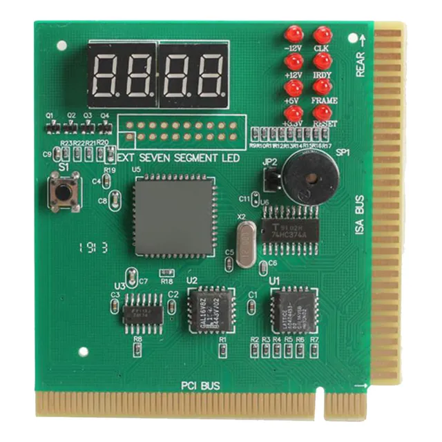 Placa Base De Tarjeta De Diagnóstico Para Pc Con Pantalla Lc