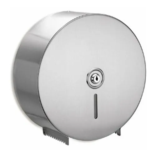 Dispensador De Papel Higiénico Acero Inoxidable Con Llave