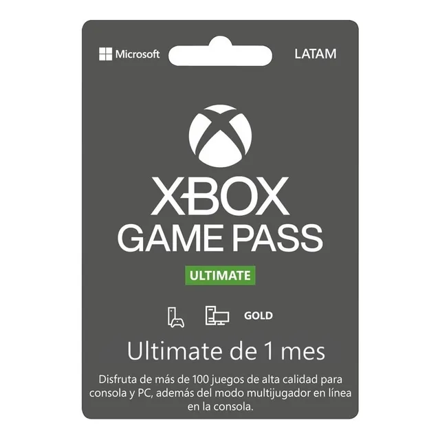 Microsoft Xbox Game Pass Ultimate formato digital 1 Mes