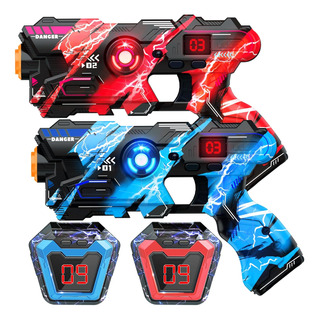 Juego De Pistolas Laser Tag Con Pantalla Led, Ideal Para Reg Juego De Pistolas Laser Tag Con Pantalla Led, Ideal Para Reg