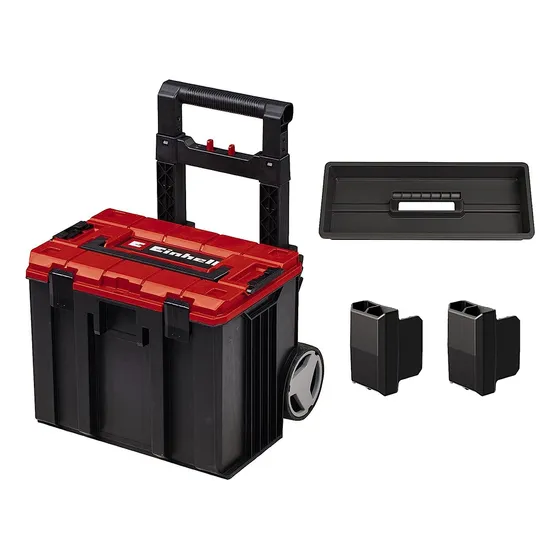 Caja De Herramientas Con Ruedas Einhell E-case L - 120 Kg Color Rojo