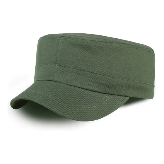 Gorra Che Lisa Abrojo Militar Visera Corta Gabardina Naciona