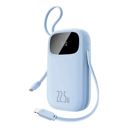 Powerbank Turbo Baseus Qpow3 20000mah 22.5w Display Digital Azul